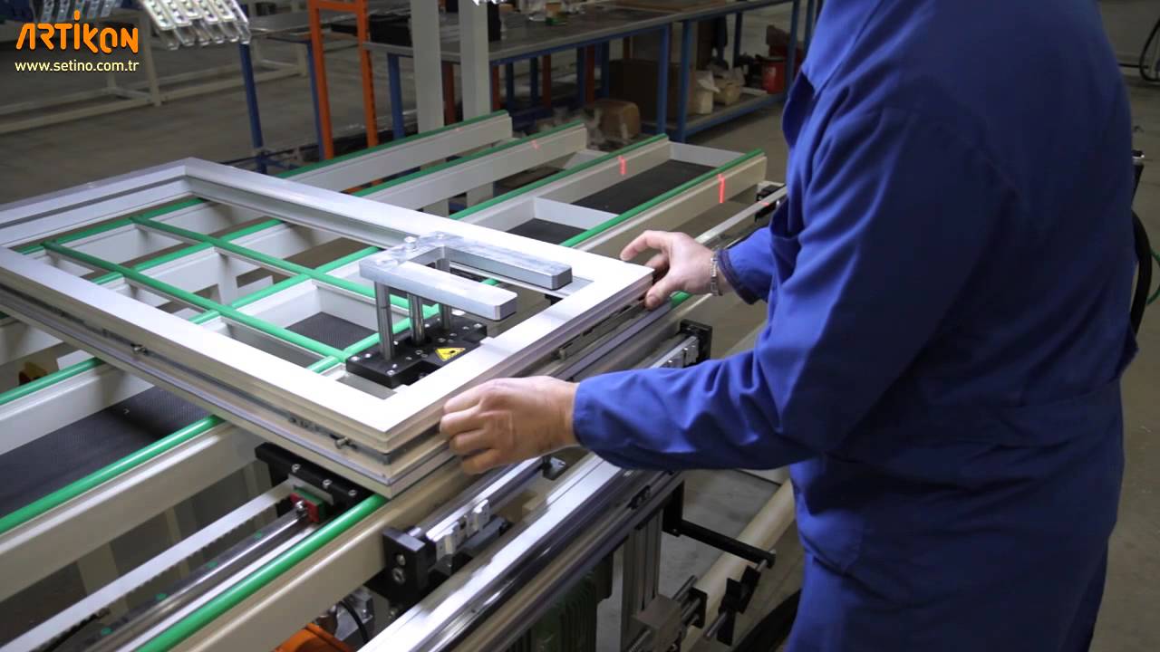 Artikon WS-131 sash assembly table for fittings(hardware) KANAT TOPLAMA MASASI