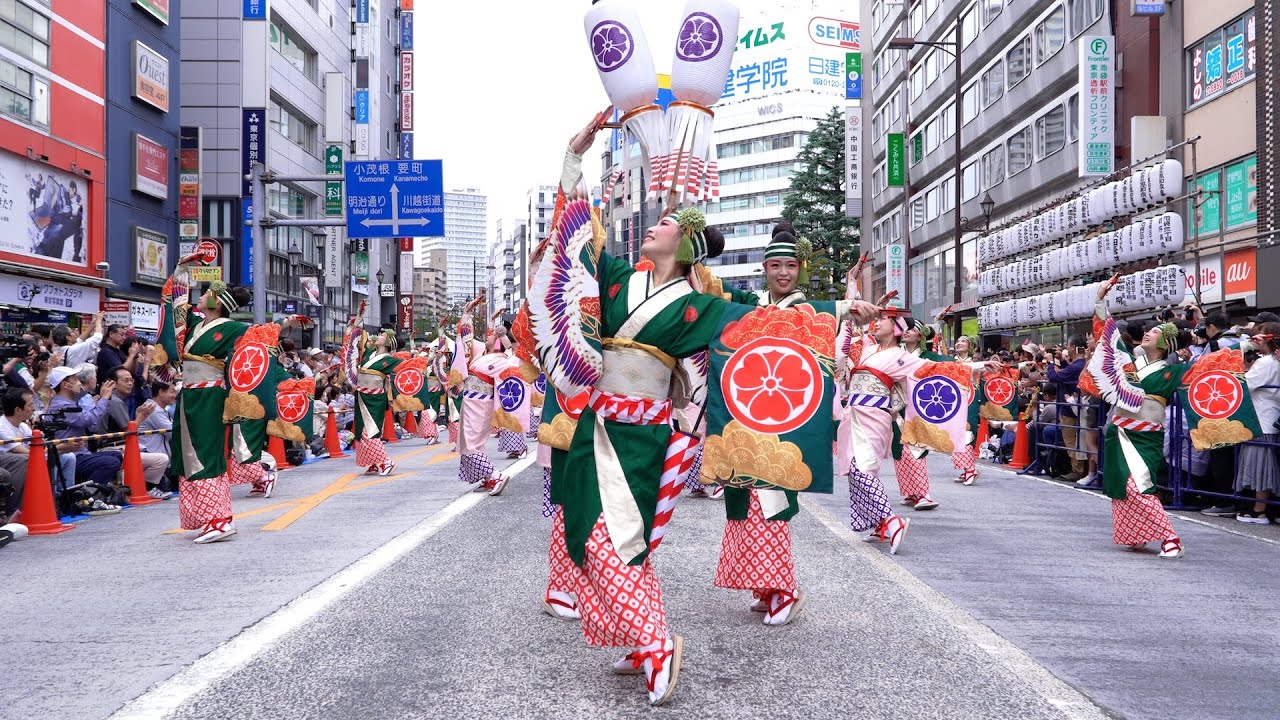 [4K]濱長 花神楽【準大賞受賞】｜恋をしませう、はりまや橋で（第26回 東京よさこい 2025 /アゼリア通り会場審査演舞）
