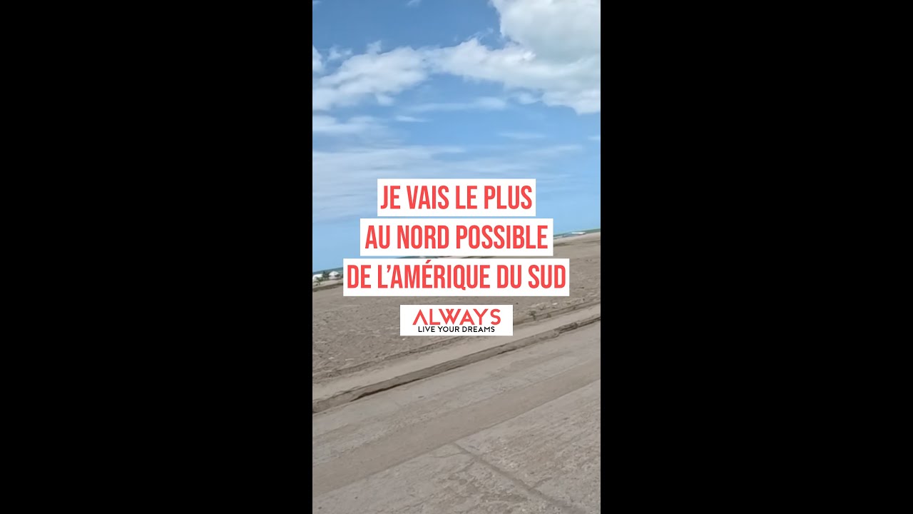 Colombie - Baranquilla jusqu'à Riohacha, je vais le plus au nord de l'Amérique du Sud.