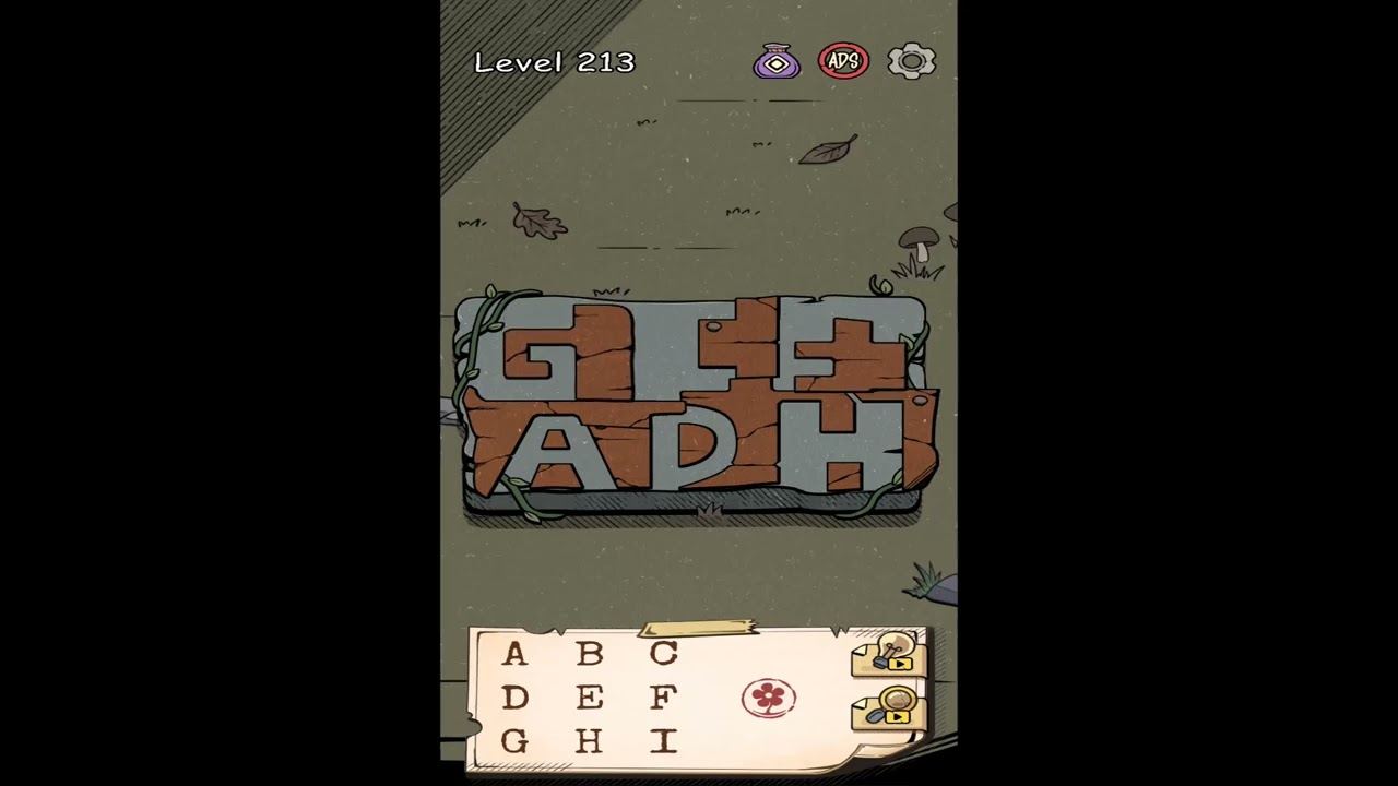 Flower Forest Word Puzzle Level 213
