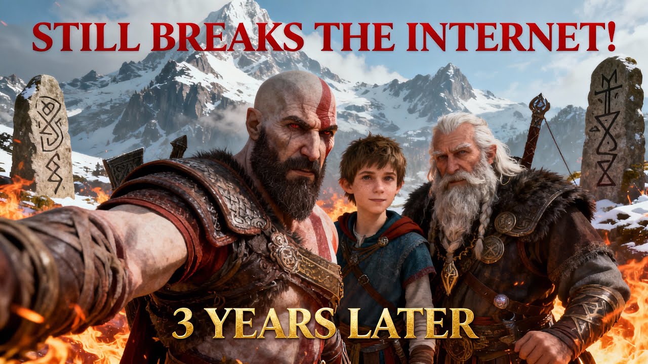 3 года спустя… God of War Ragnarök ВСЕ ЕЩЕ ломает интернет! 🔥 | Кратос, Атрей и Мимир | 8K HDR на ПК