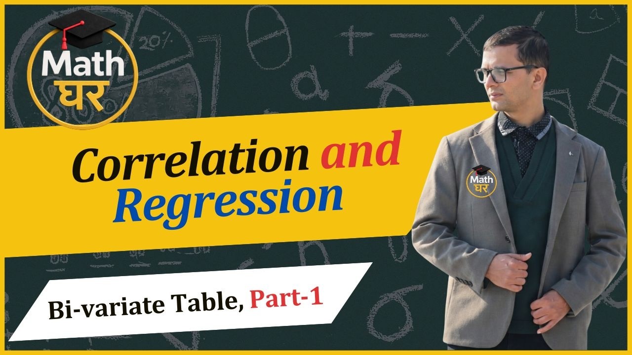 Bi-variate table for correlation and regression