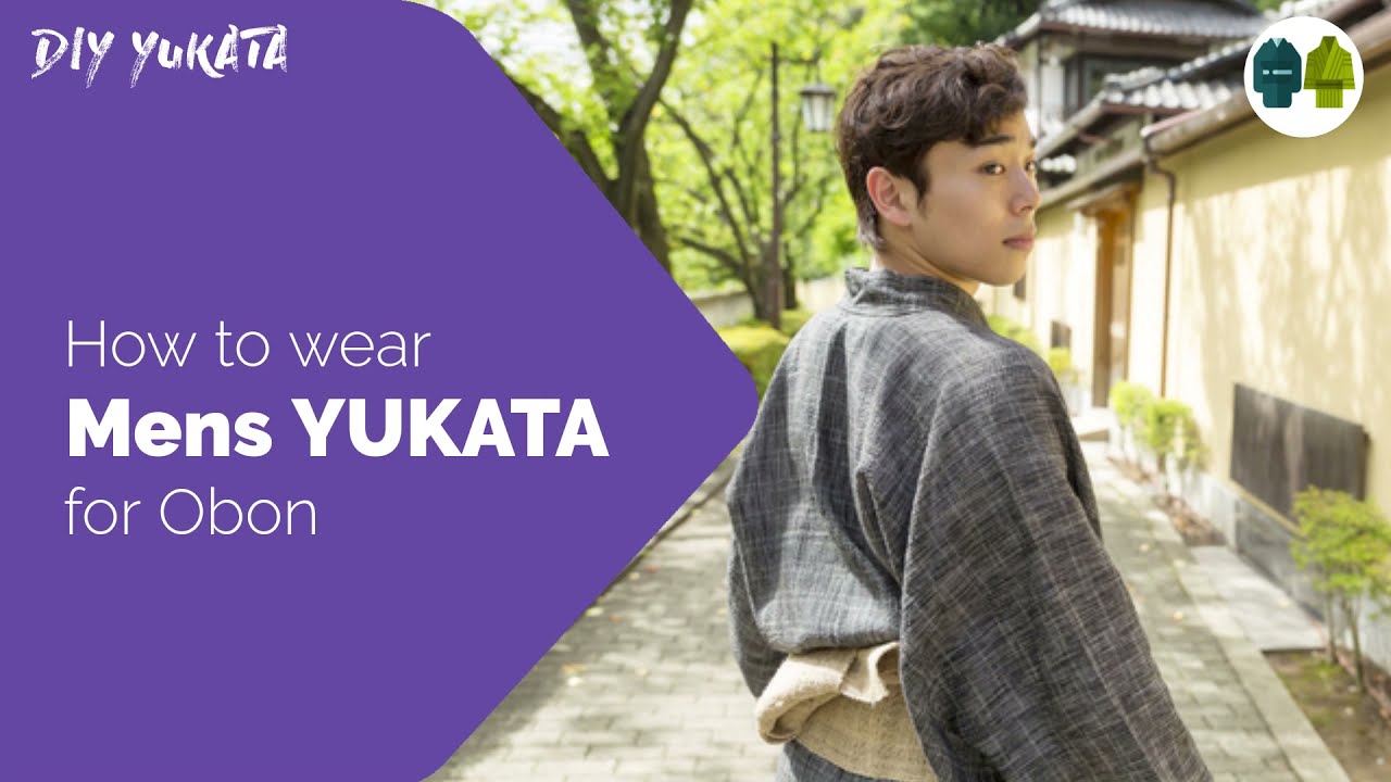 How to wear YUKATA and tie OBI for Men in 7 mins