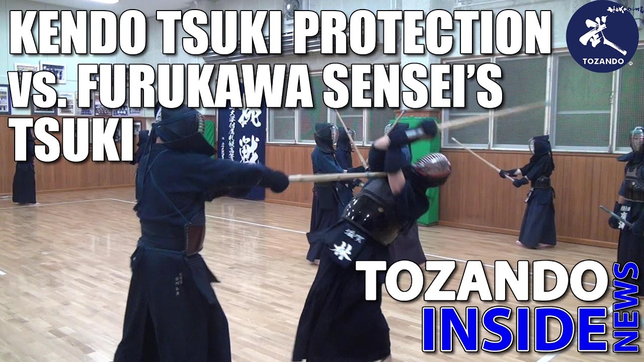 Kendo Tsuki Protection against Furukawa Sensei's Tsuki , Tozando Kendo Club - Tozando Inside News #2