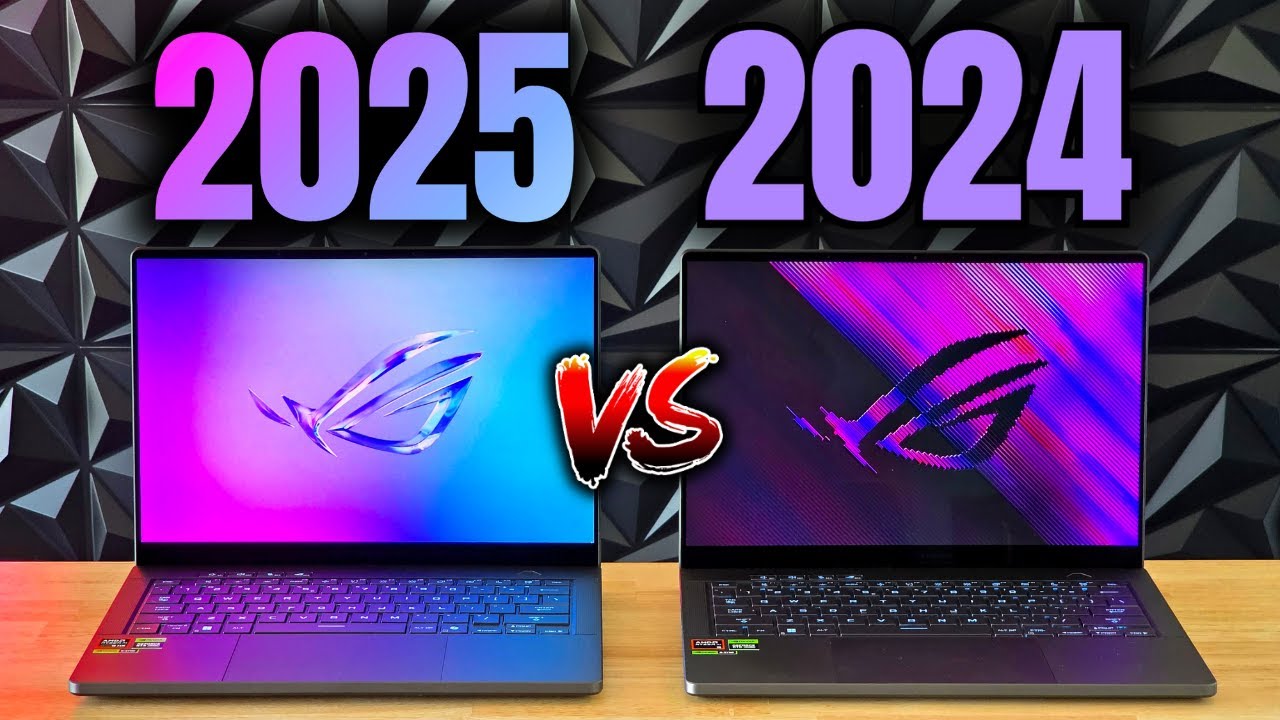 Zephyrus G14 2025 vs 2024 COMPARISON - Which Gaming Laptop is more WORTH IT? [RTX 5080 vs RTX 4070]