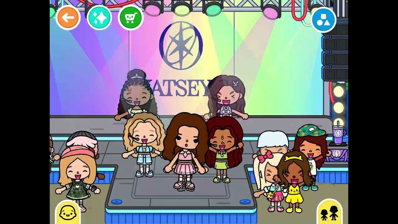 KATSEYE (Touch).   (TOCA BOCA) Full Song.  THIS IS NOT COPROGHT THESE ARE MODS I ADDED TO TOCA BOCA 