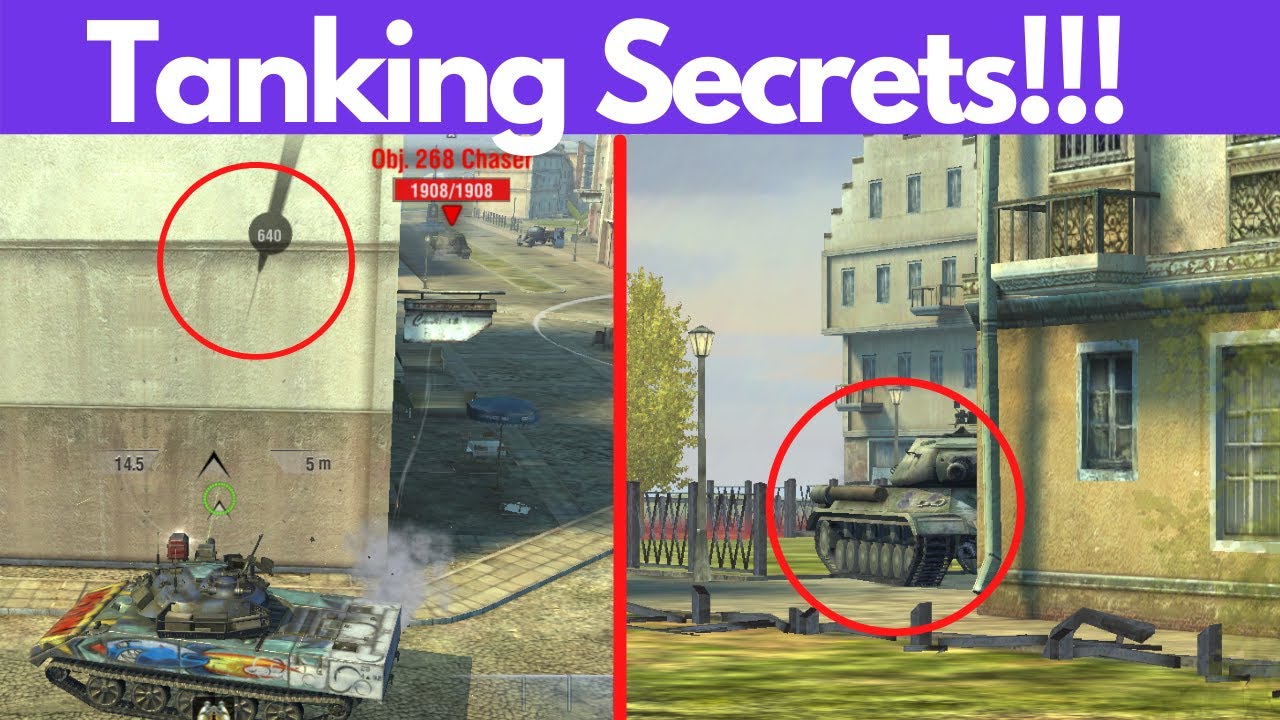 Secret Ways To TANK/BLOCK Damage! MUST SEE! WOT Blitz