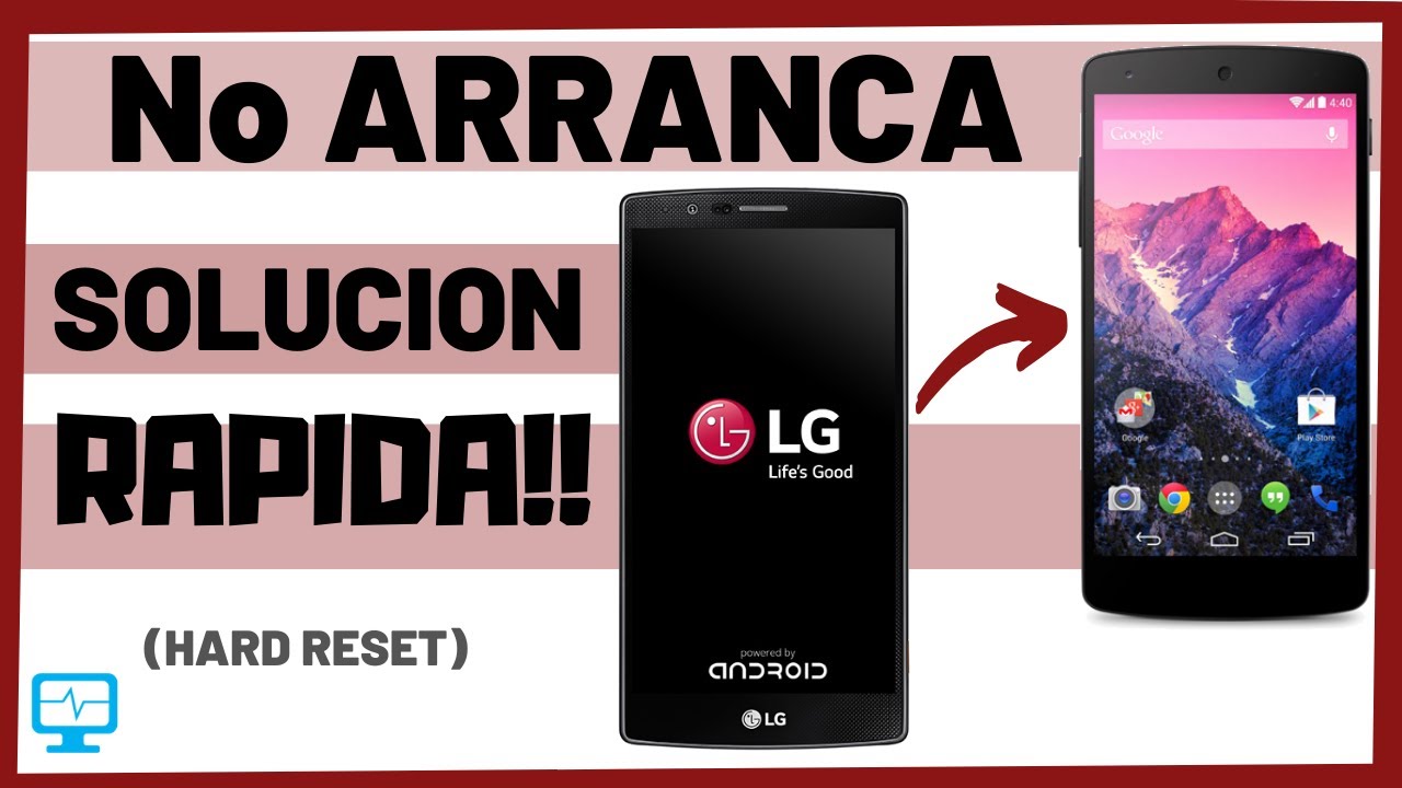 Celular LG no pasa del LOGO | Arréglalo SOLO CON 2 BOTONES!!