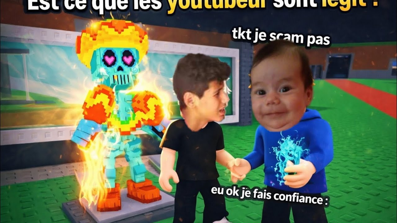 Est ce que les petit youtubeur sont legit ? ( J'ai peur qu'il me scam 😭)