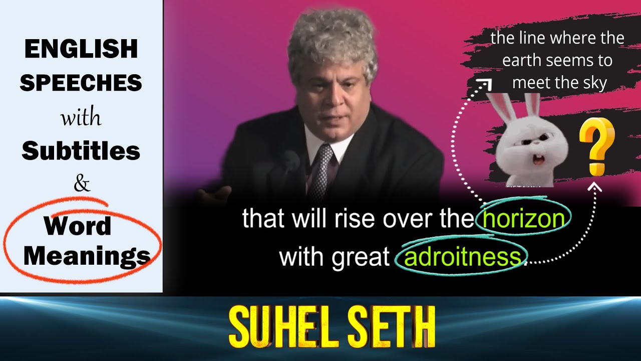 Suhel Seth's Speech: Democracy is India's Achilles' heel (English Speeches with Word Meanings)