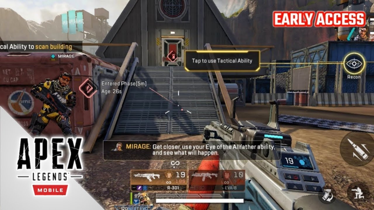 Apex Legends Mobile Beta Test (Early Access) Gameplay - Tutorial