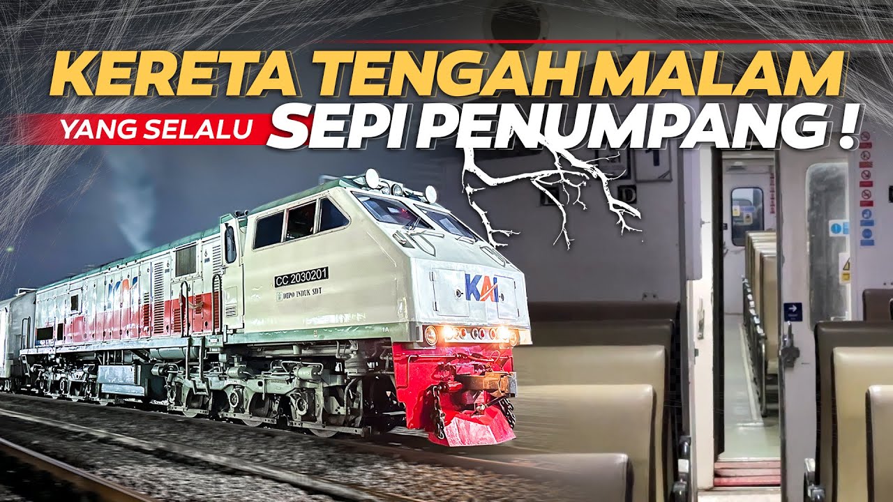 MERINDING‼️ MISTERI KERETA TENGAH MALAM YANG SELALU SEPI PENUMPANG | Ekonomi 6 Dhoho Paling Terakhir