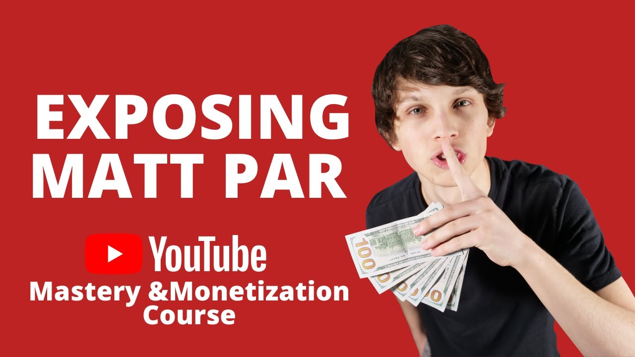 Matt Par Course Review (Tube Mastery & Monetization) SCAM or LEGIT