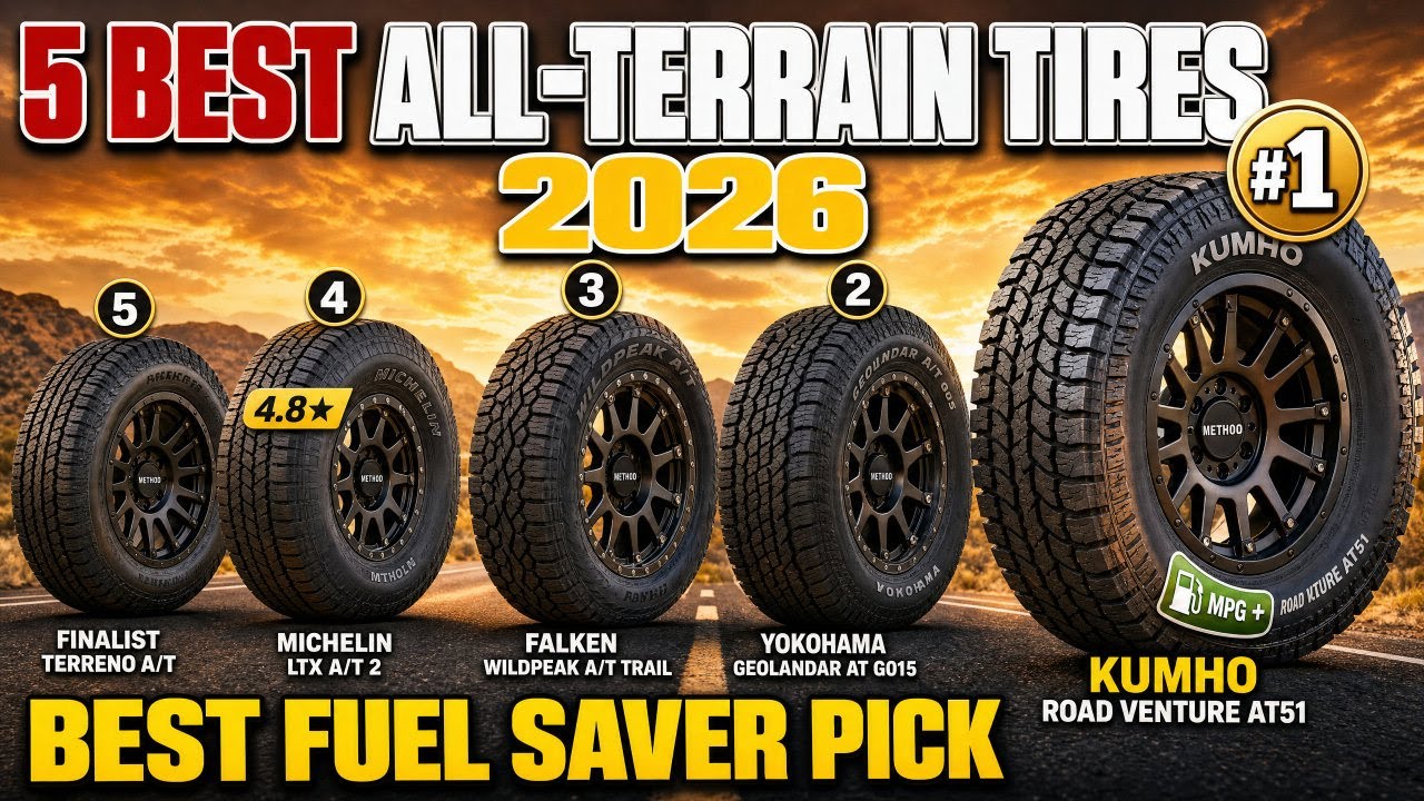 5 Best Fuel Efficient All Terrain Tires 2026 - What Actually Saves You Money