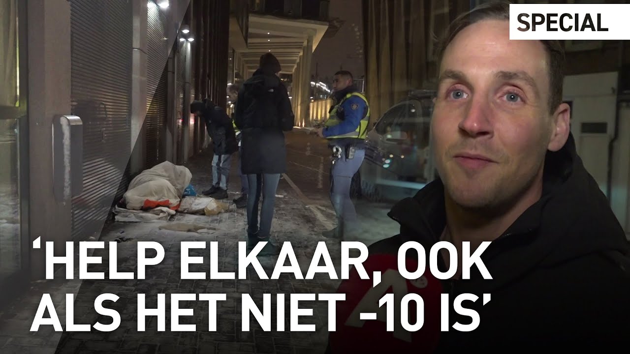 Dit team zorgt in ijskoude nachten dat daklozen warm liggen