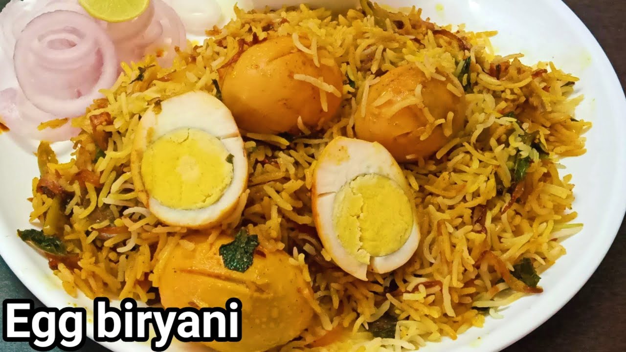 SIMPLE EGG BIRYANI. ANDA BIRYANI. अंडा बिरयानी  बनाना सीखें। RS SAVOURY CUISINE!!!