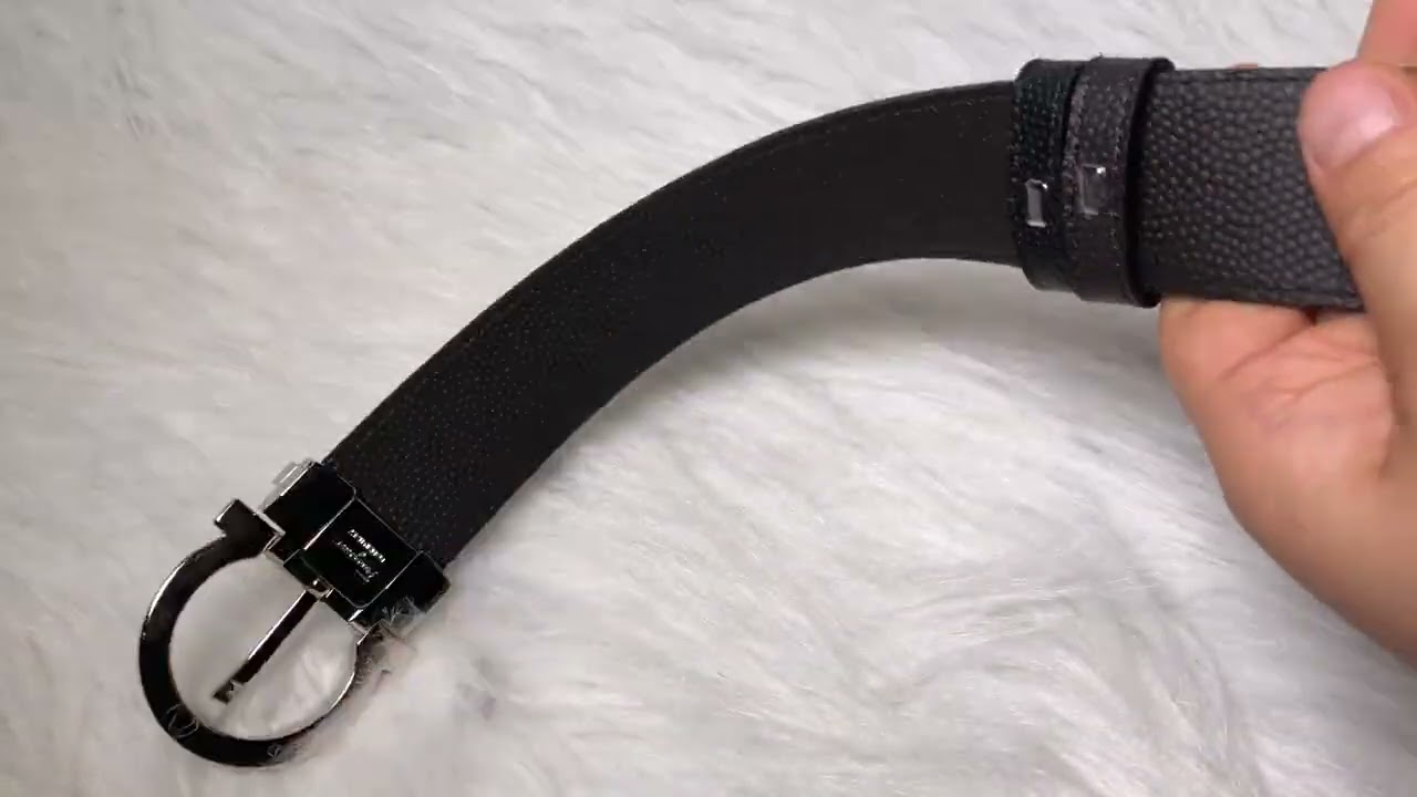 FERRAGAMO/菲拉格慕皮带经典男士商务腰带针扣牛皮腰带