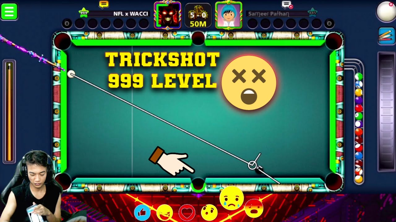 8 BALL POOL TRICKSHOT | KISSHOT NFL x WACCI 8BP 999 LEVEL😱😱