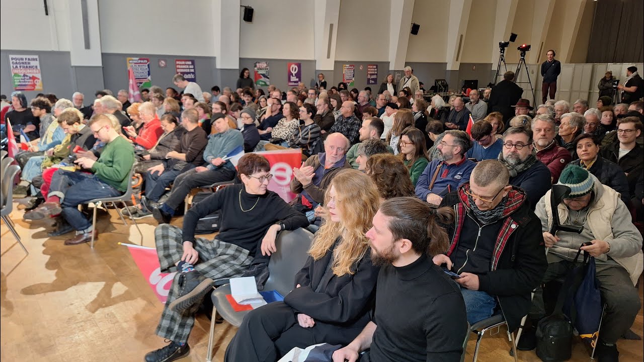 Meeting de la campagne municipale à Dijon (La France insoumise)