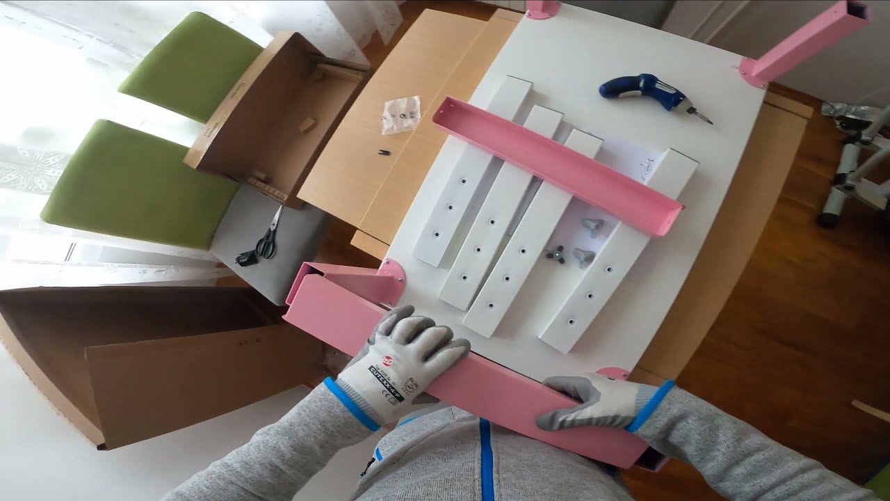 IKEA PAHL child desk assembly