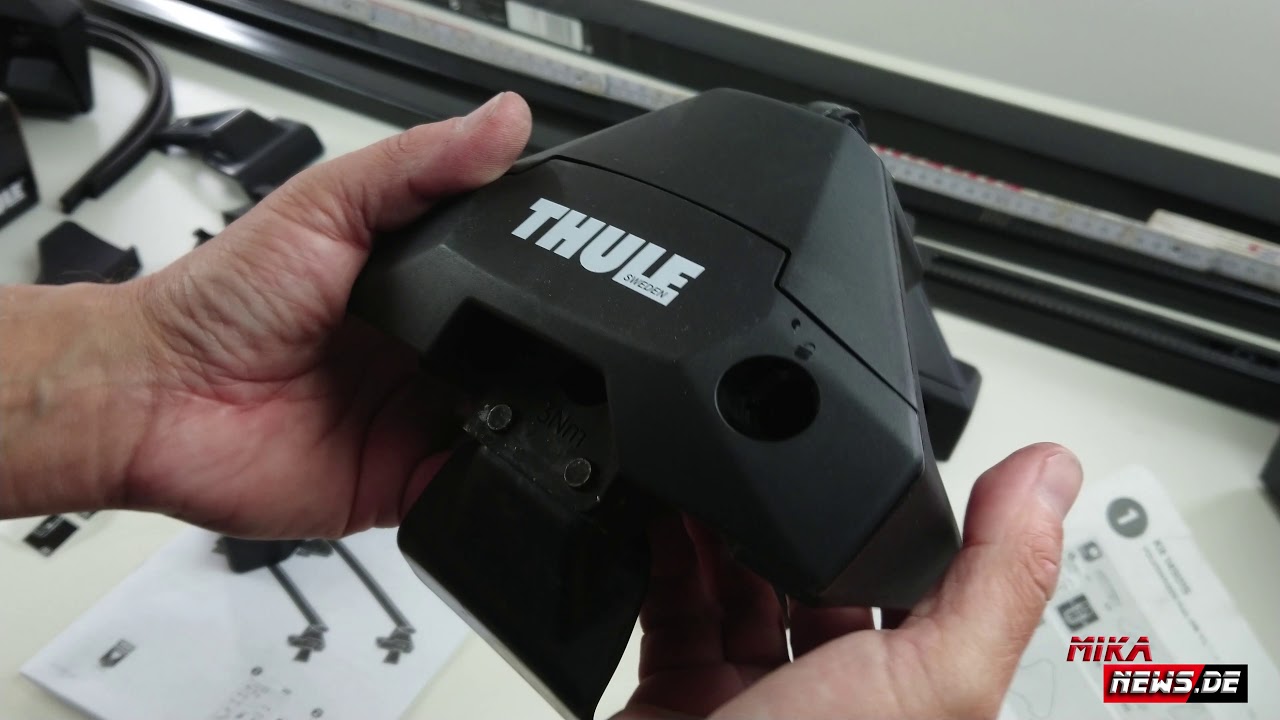 Montage mit den Thule Evo Clamp - Dachträger und Fahrradhalter auf VW Polo