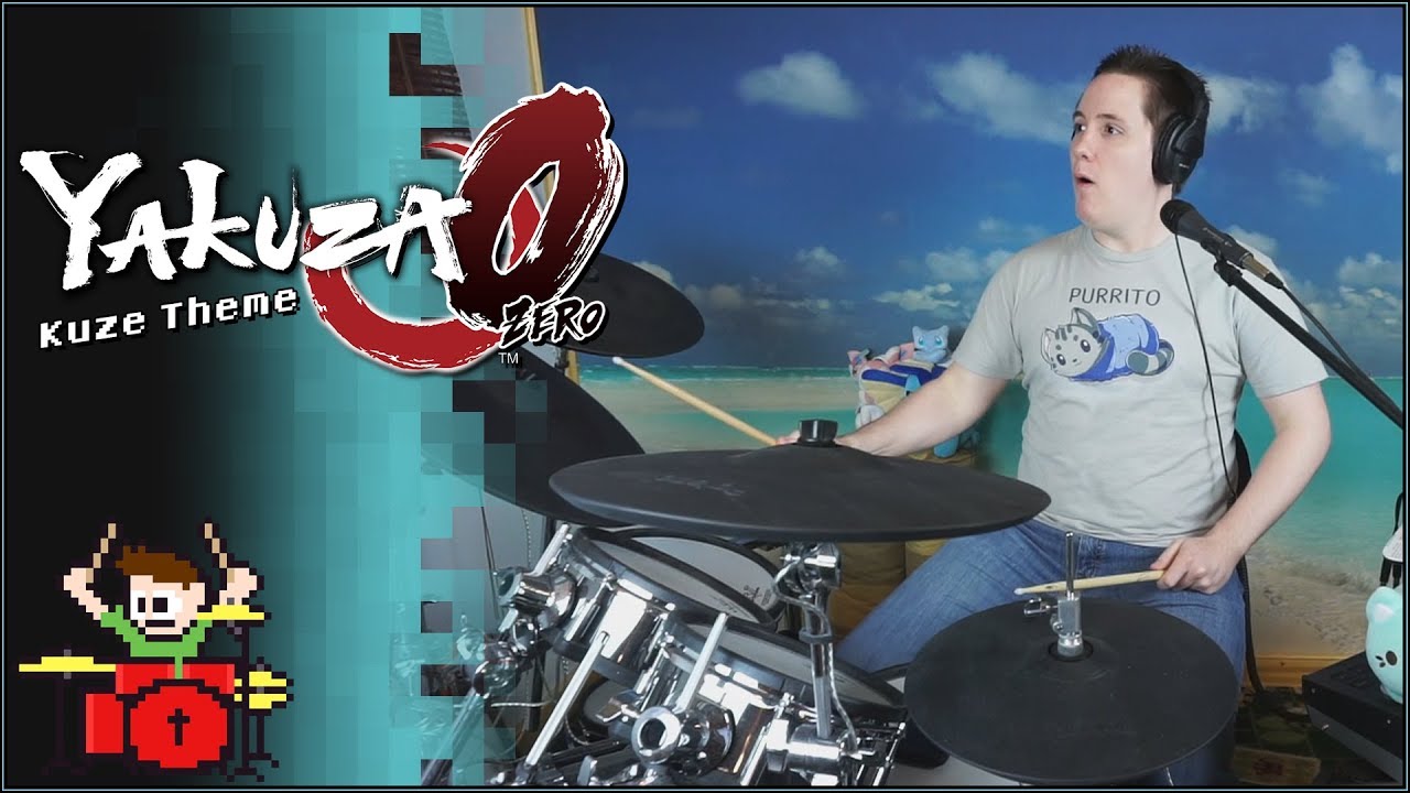 Yakuza 0 - Kuze Theme On Drums!