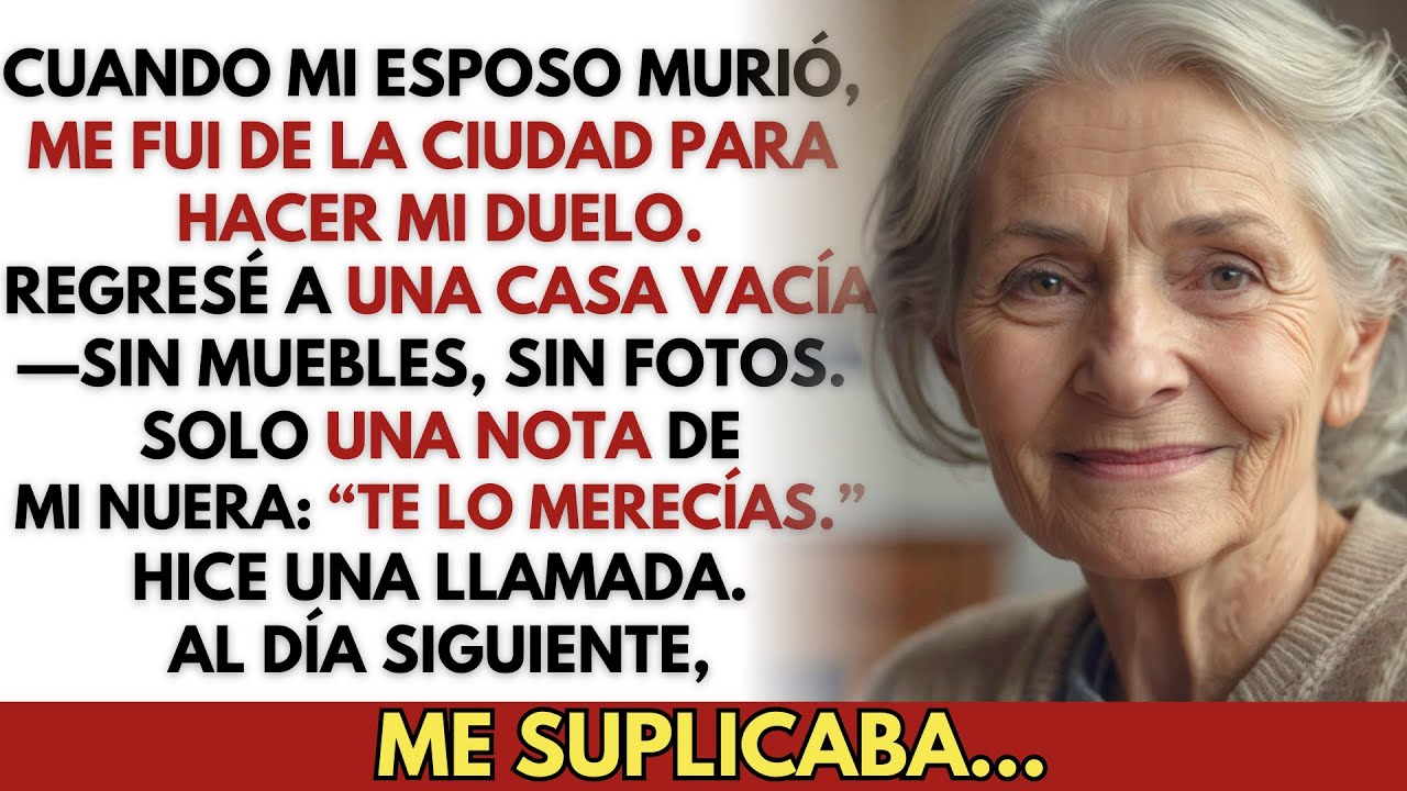 Mi Esposo Murió, Me Fui de la Ciudad—Cuando Volví, Mi Nuera Había Vendido Todo