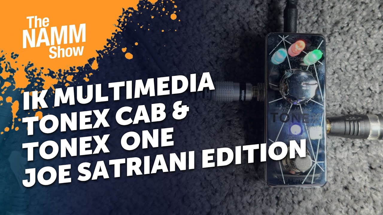 IK Multimedia TONEX ONE Joe Satriani Limited Edition & TONEX CAB | Sound Demo | NAMM 2025