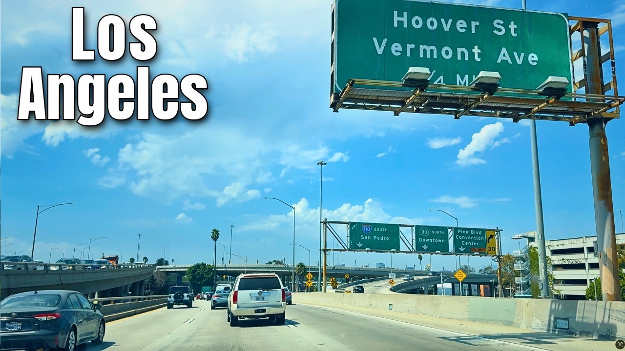 Downtown Los Angeles to 405 & 101 Freeway | Realistic POV Drive in 4K