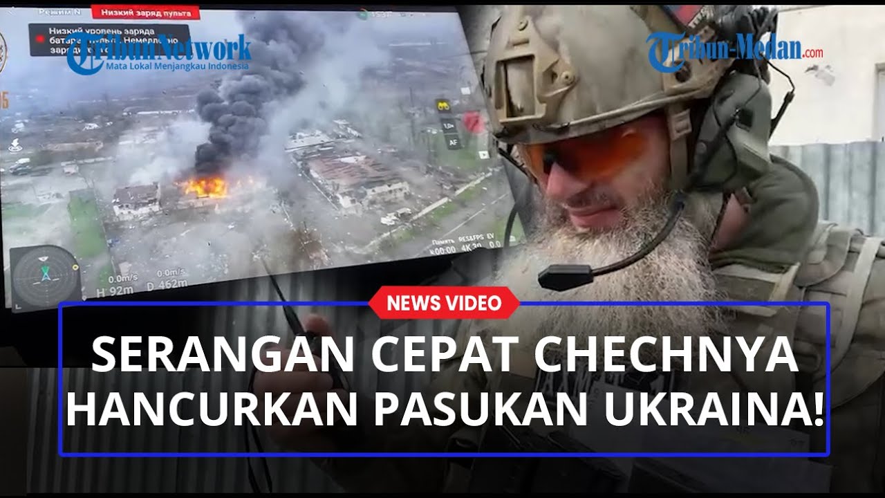 Serangan Mengerikan Pasukan Chechnya Hancurkan Tentara Ukraina Hingga Berguguran di Jalanan Mariupol
