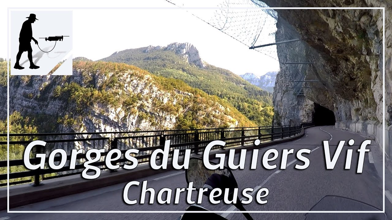 Gorges du Guiers Vif, Balcony Road D520C, Chartreuse, France - by motorcycle