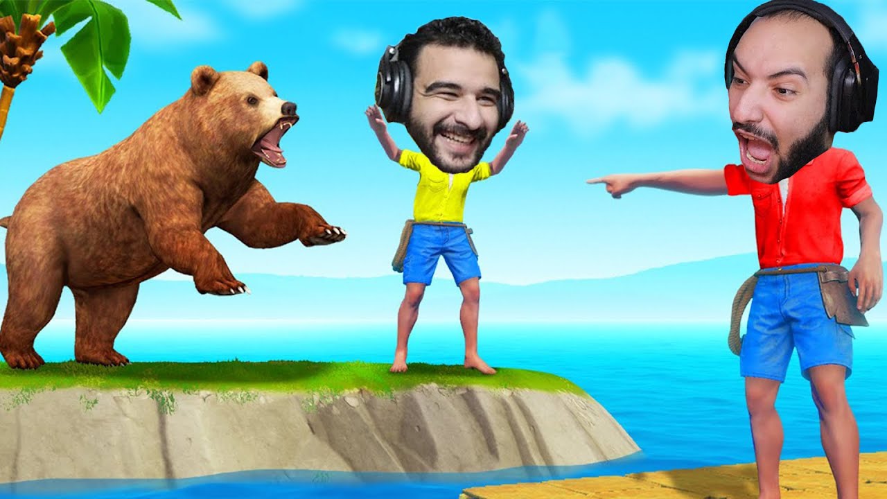 استكشفنا اكبر جزيرة دببة وسط البحر مع صديقي الهكر | RAFT