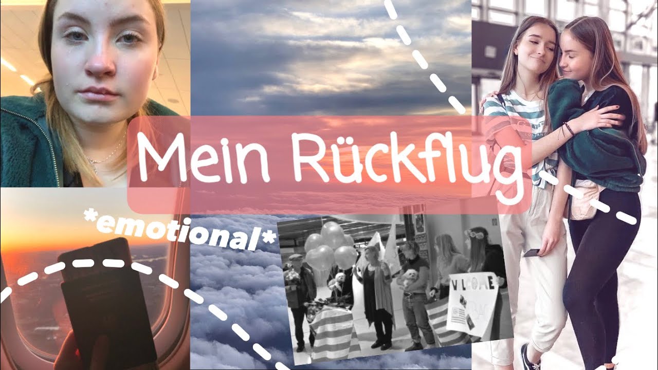 MEIN RÜCKFLUG | Abschied & Familie nach einem halben Jahr wiedersehen // Auslandsjahr USA 2019/20
