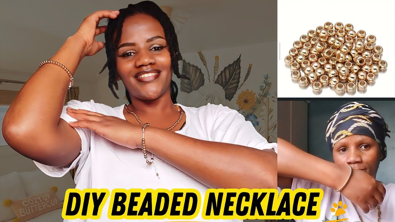 DIY Necklace: How To make a Beaded Necklace Easy and Fast.
