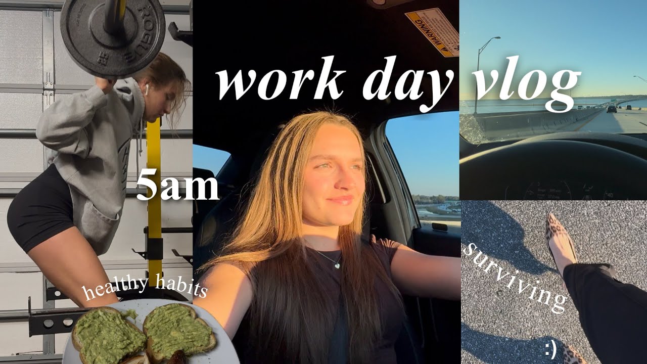 productive work day vlog