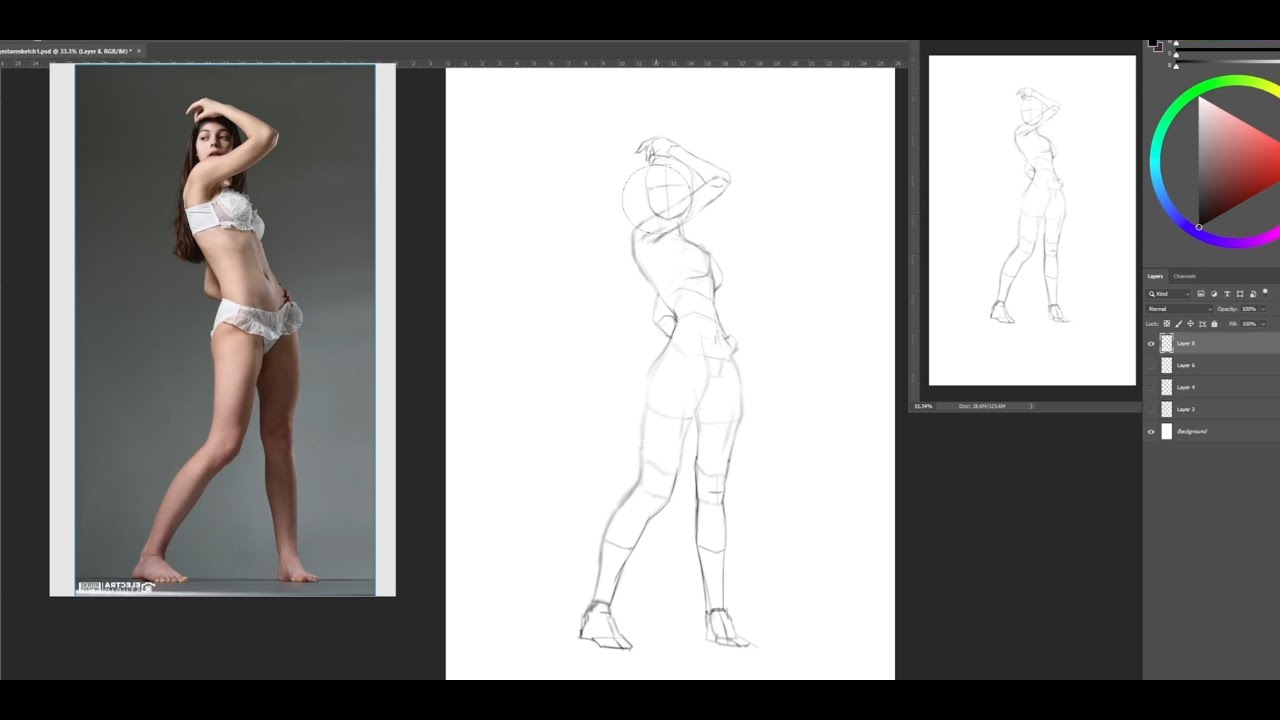 Gesture Drawing Practice