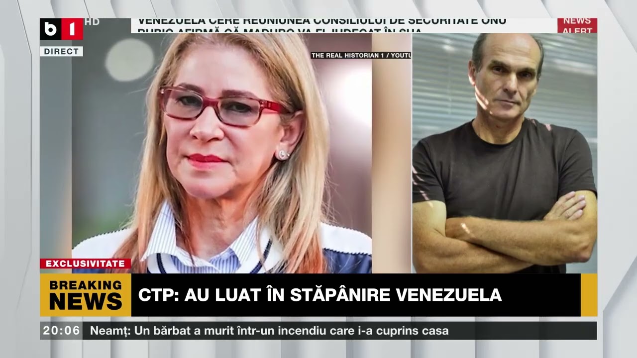 SPECIAL B1 CU N. CIURLIN. CTP: AU LUAT ÎN STĂPÂNIRE VENEZUELA/PRIMA IMAGINE CU MADURO CAPTURAT  P1