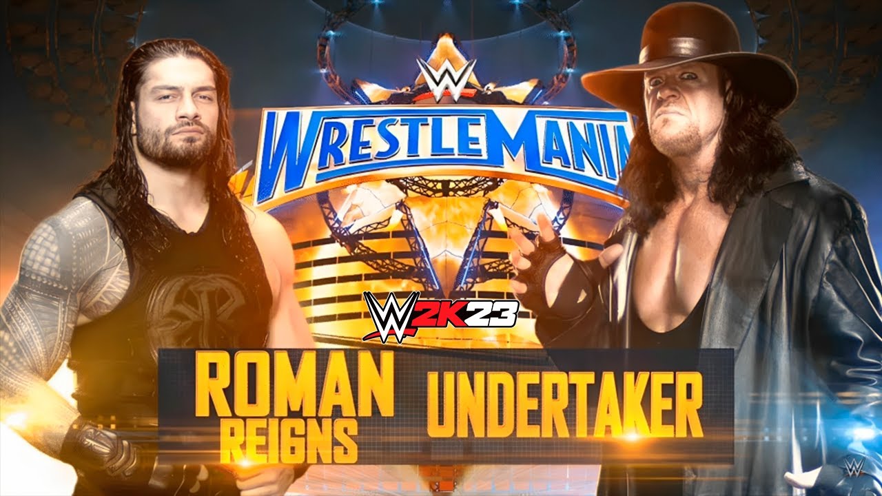 WWE 2K23: Roman Reigns vs The Undertaker (Main Event Wrestlemania 33)