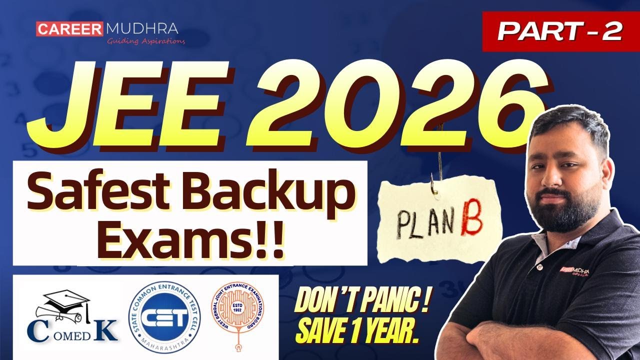 Safest Backup for JEE - PART 2 I JEE 2026