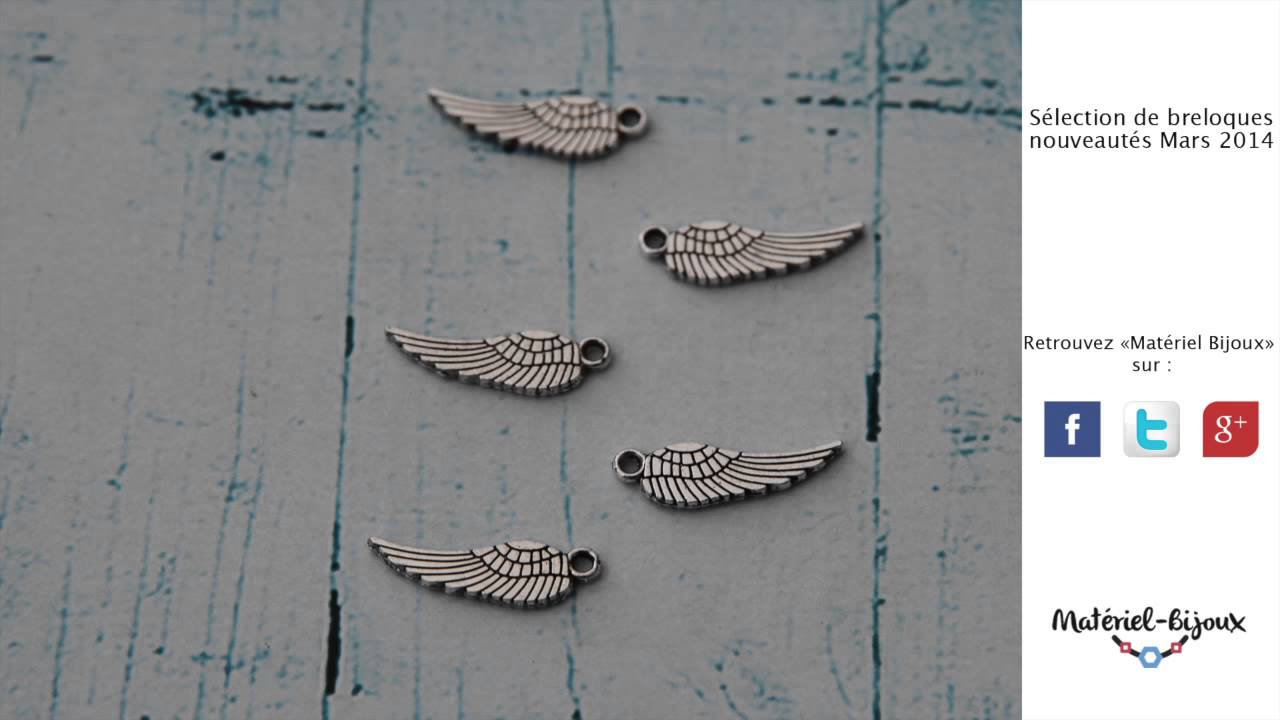 Breloques pour fabrication de bijoux fantaisie - Mars 2014