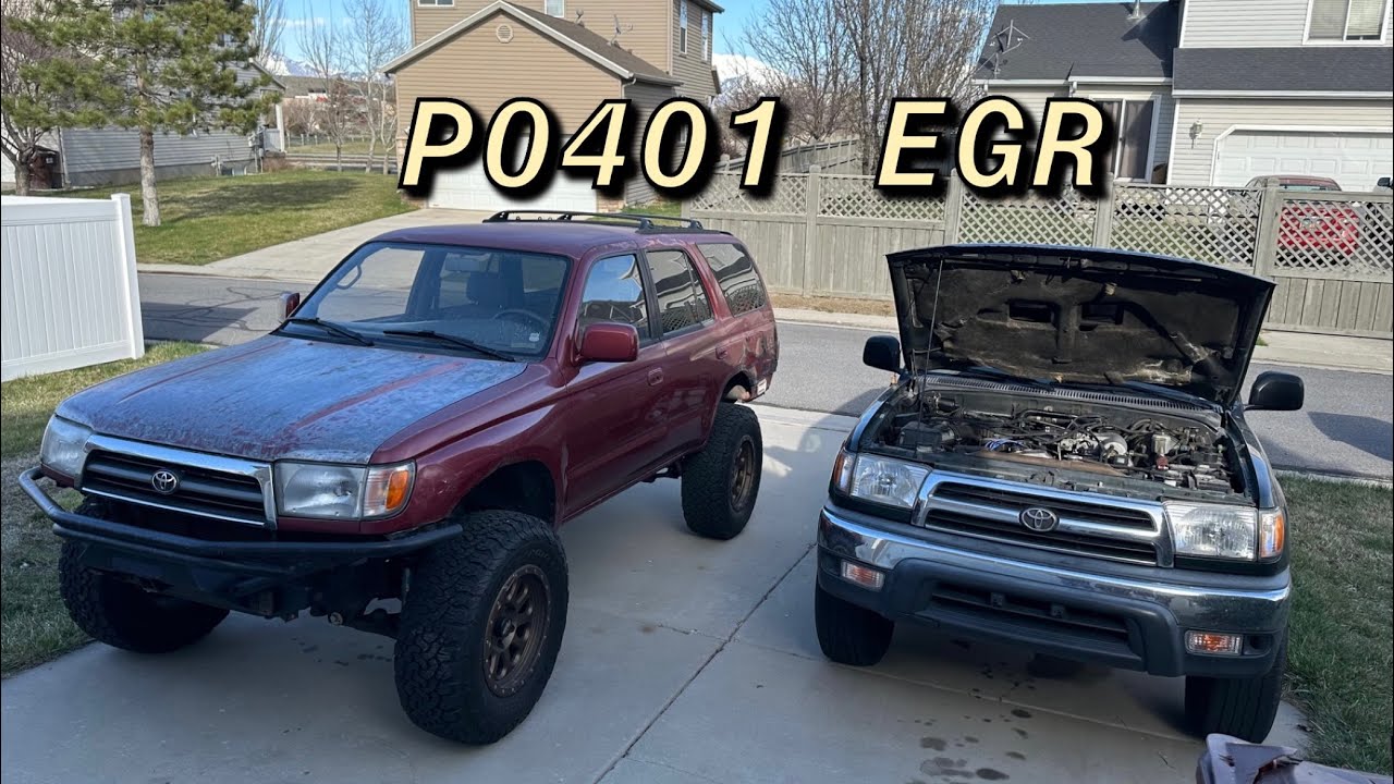 P0401 3-е поколение 4Runner 2.7 3RZ EGR