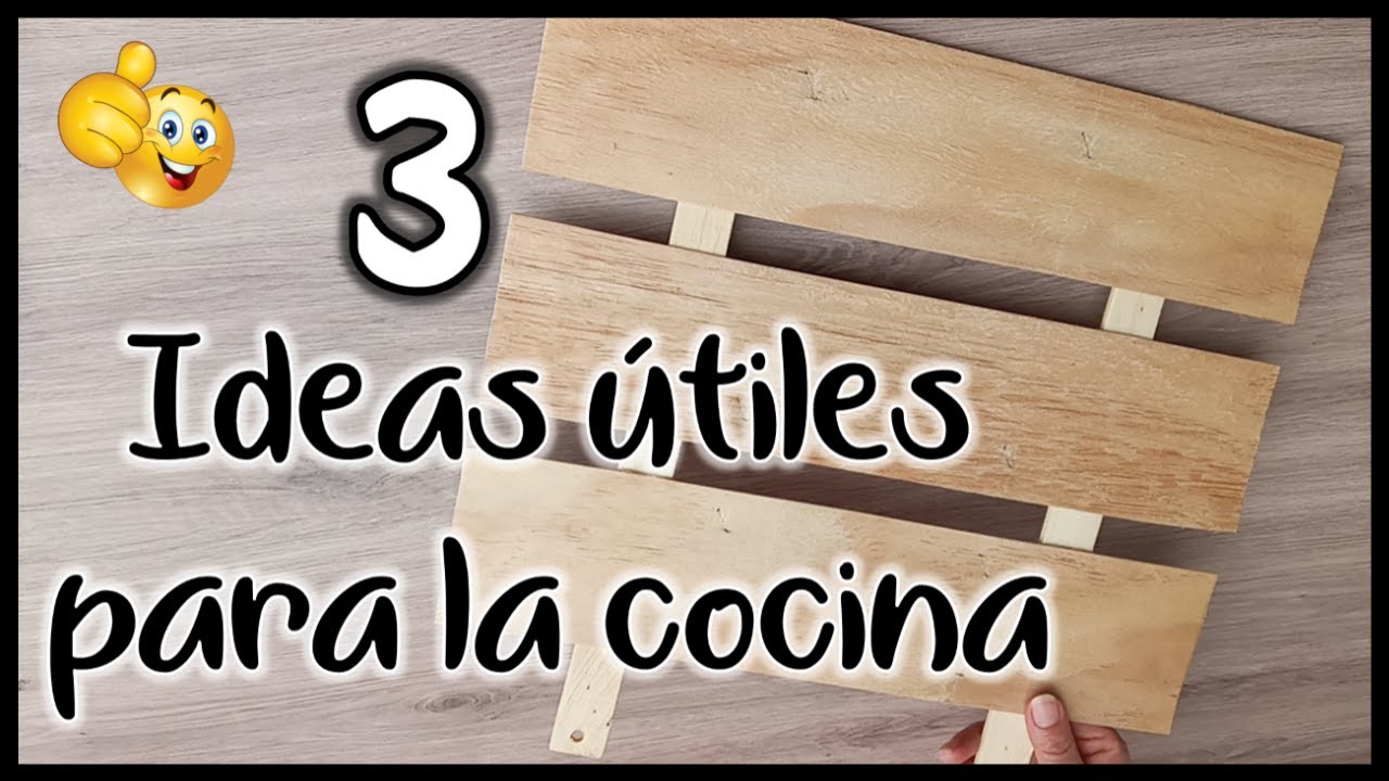 3 MANUALIDADES ÚTILES PARA LA COCINA 2023 - Ideas con reciclaje - Useful crafts for the kitchen