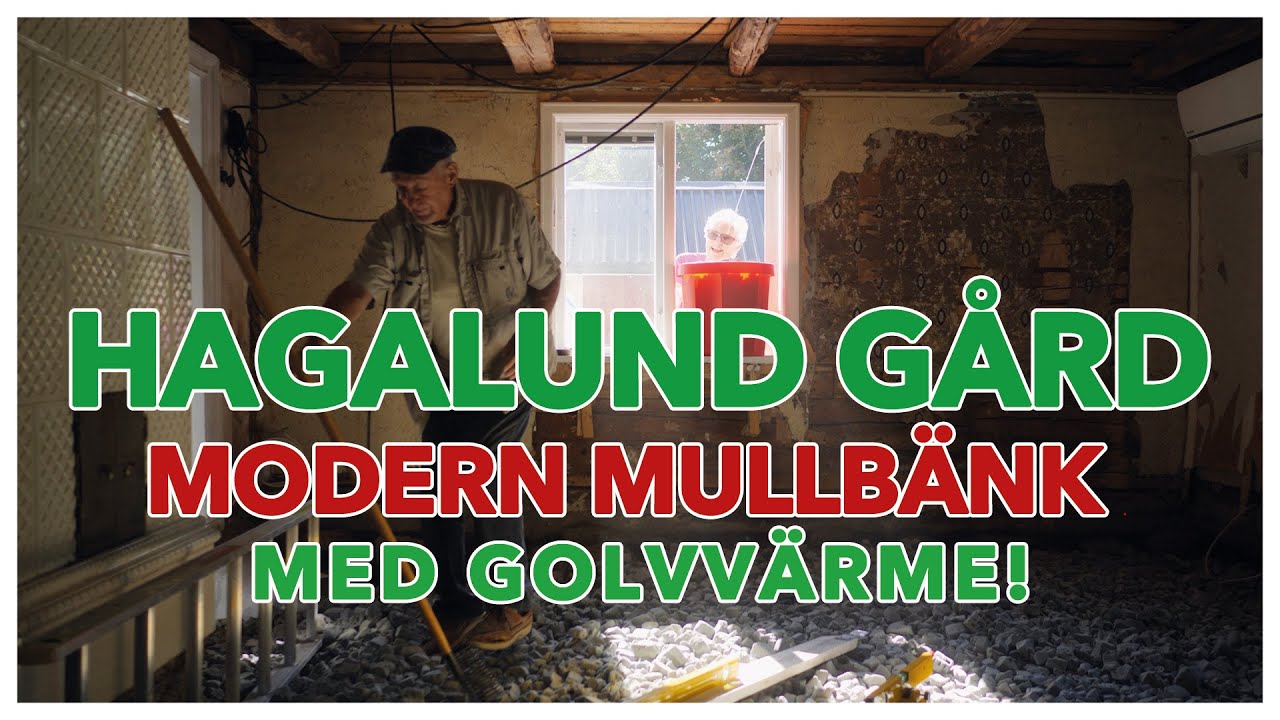 #6 Såhär bygger vi en Modern Mullbänk med golvvärme! - Hagalund Gård, Byggnadsvård, Renovering