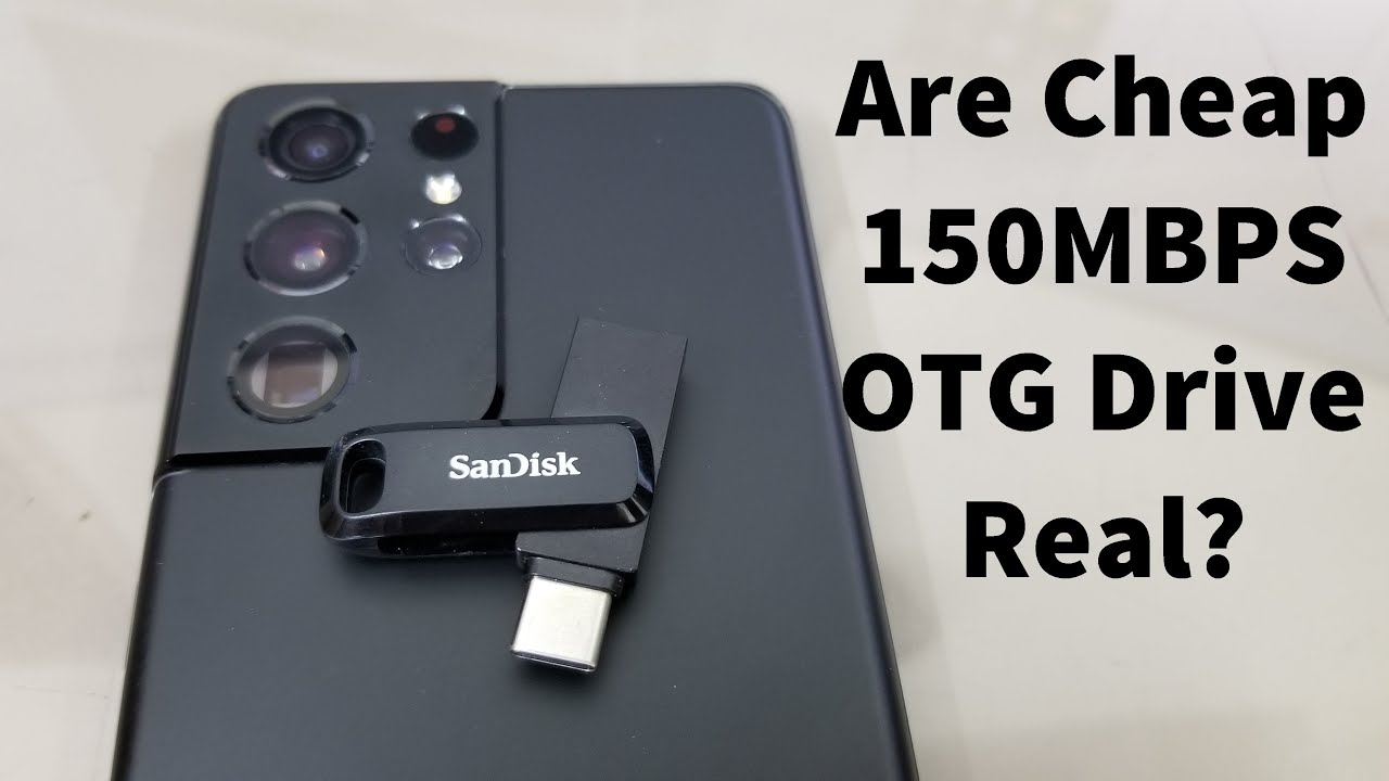 Sandisk 256GB USB 3.1 OTG Drive Speed Test: Does 150MBPS Speed Really Achievable?