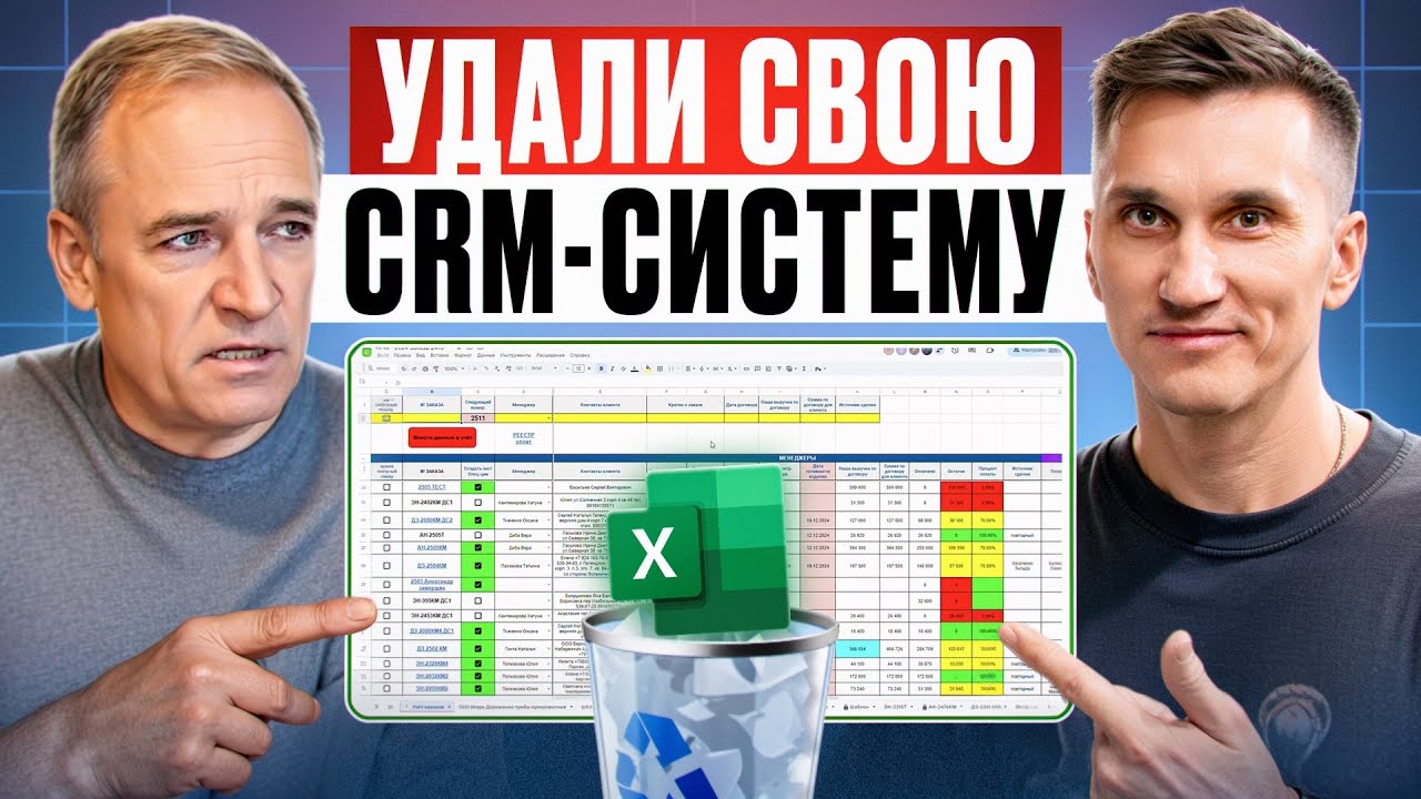 Порядок в компании на основе Google Таблиц // CRM и ERP система в таблицах