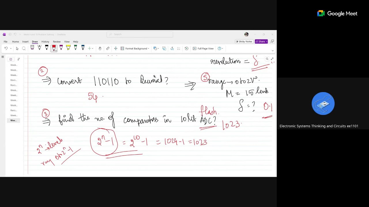 Week 9 and 10 Problem Solving