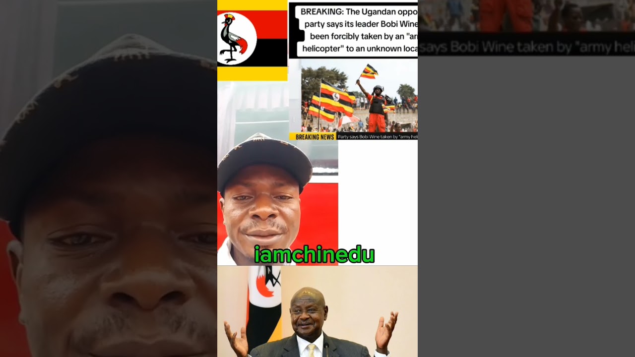 Breaking news The Uganda opposition part says it's leader bobi wine 
