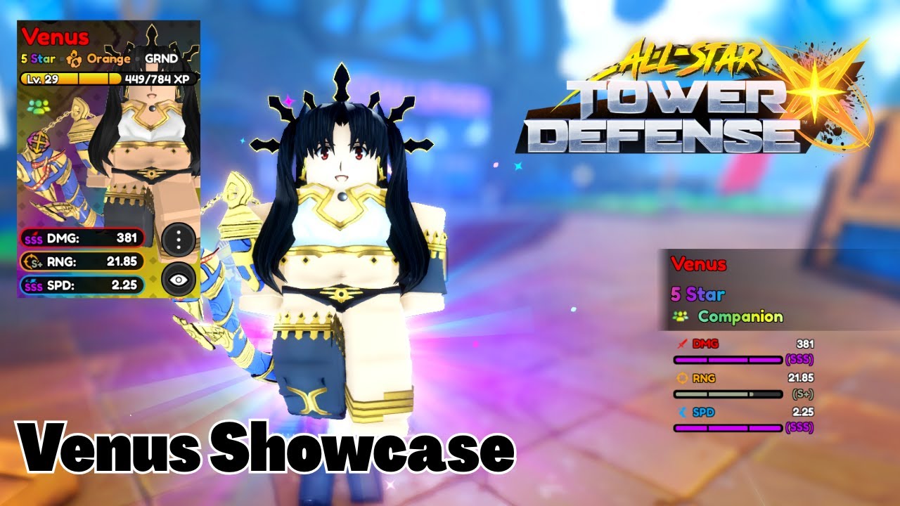 Venus Showcase Ascended (Ishtar Fates Grand Order) Стоит ли оно того? All Star Tower Defense X AS...