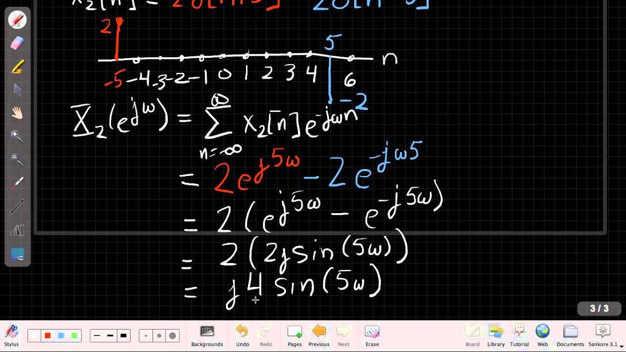 DT Fourier Transform for Simple Finite Length Signals
