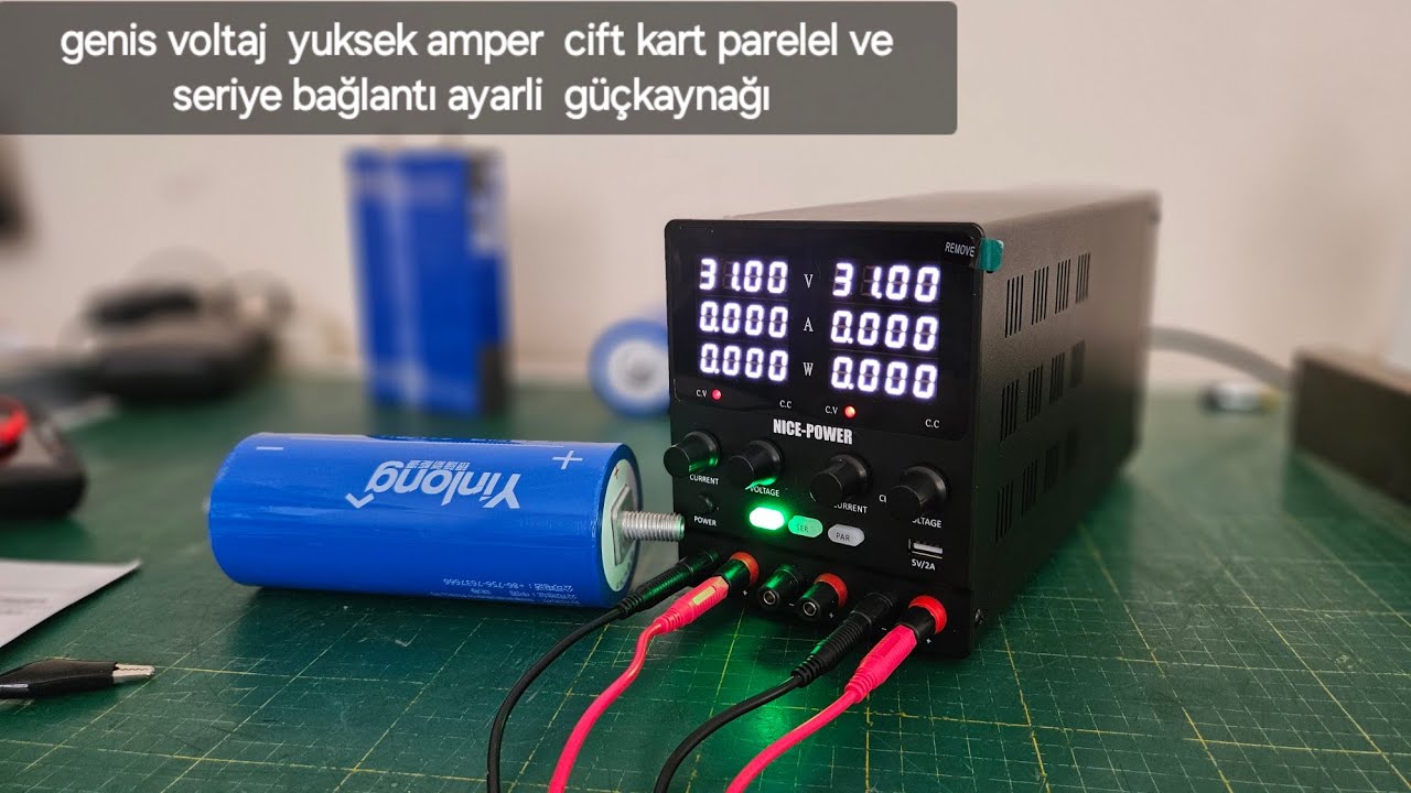 Çift Kanallı Güç Kaynağı 30v 20a 60v 10a  KUAIQU NICE POWER SPS-2KD